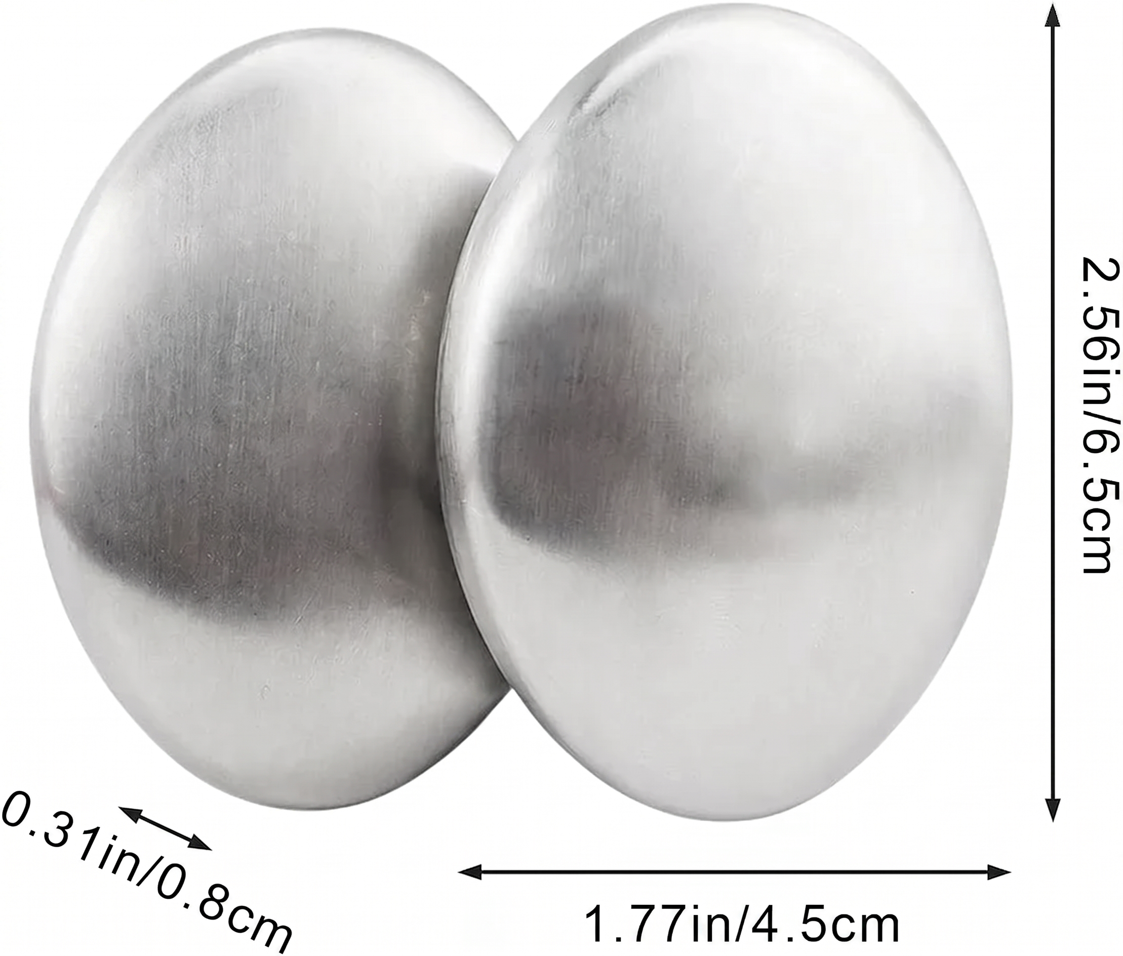 Stainless Steel Soap Bar – Reusable Hand Odor Eliminator for Garlic, Onion & Fish Smells