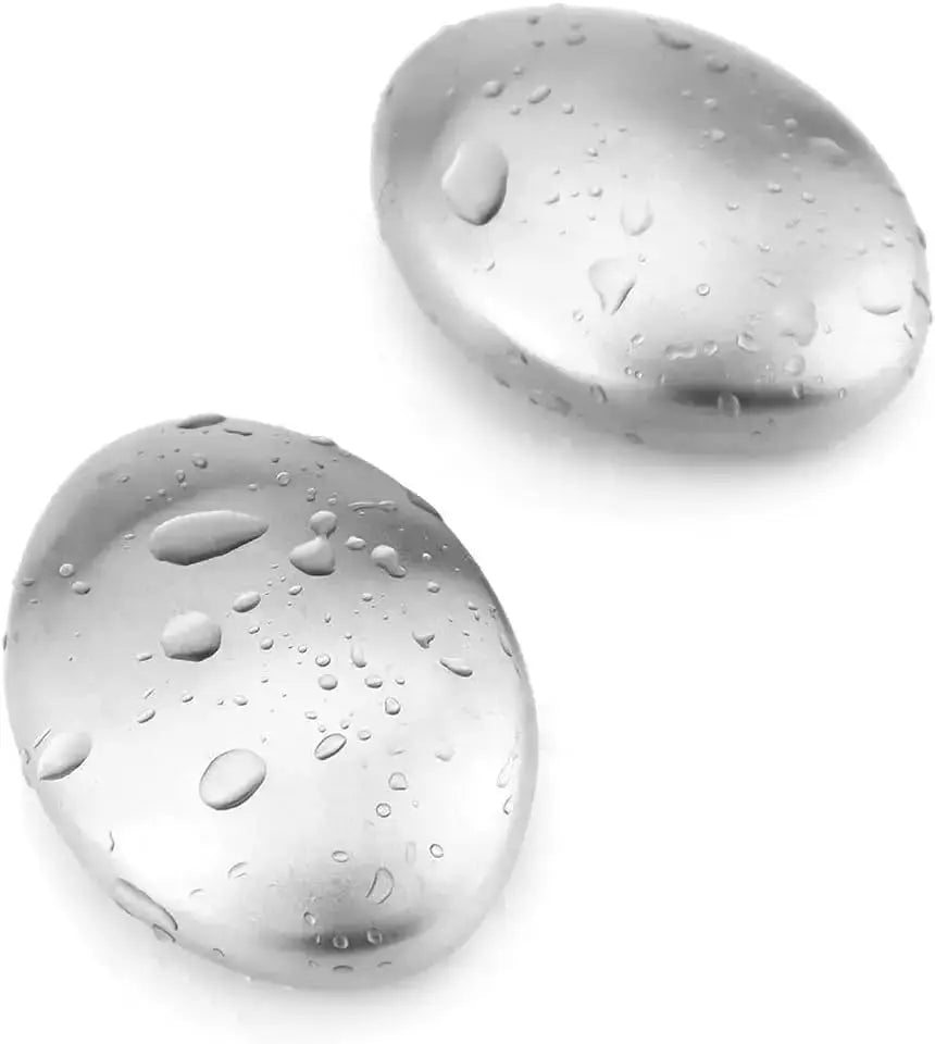 Stainless Steel Soap Bar – Reusable Hand Odor Eliminator for Garlic, Onion & Fish Smells