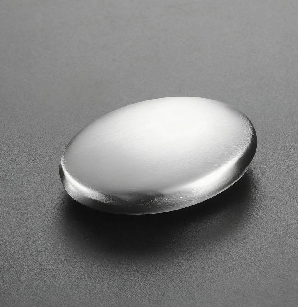 Stainless Steel Soap Bar – Reusable Hand Odor Eliminator for Garlic, Onion & Fish Smells