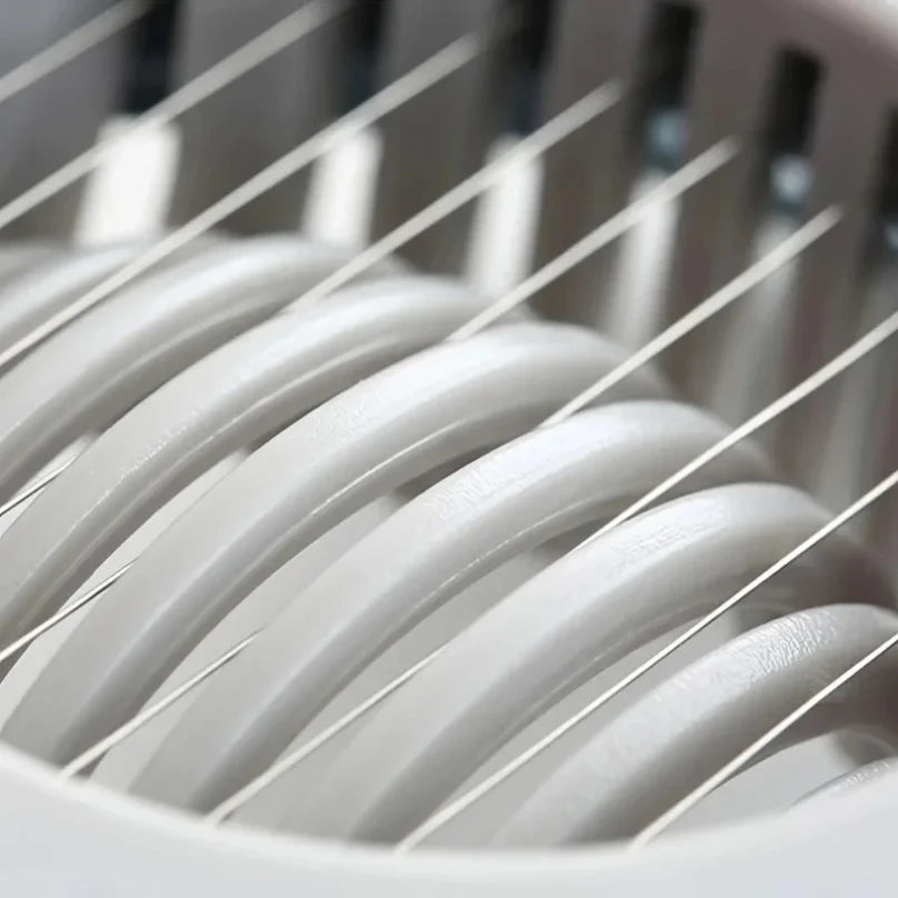 Premium Stainless Steel Wire & Aluminum Body Egg Slicer