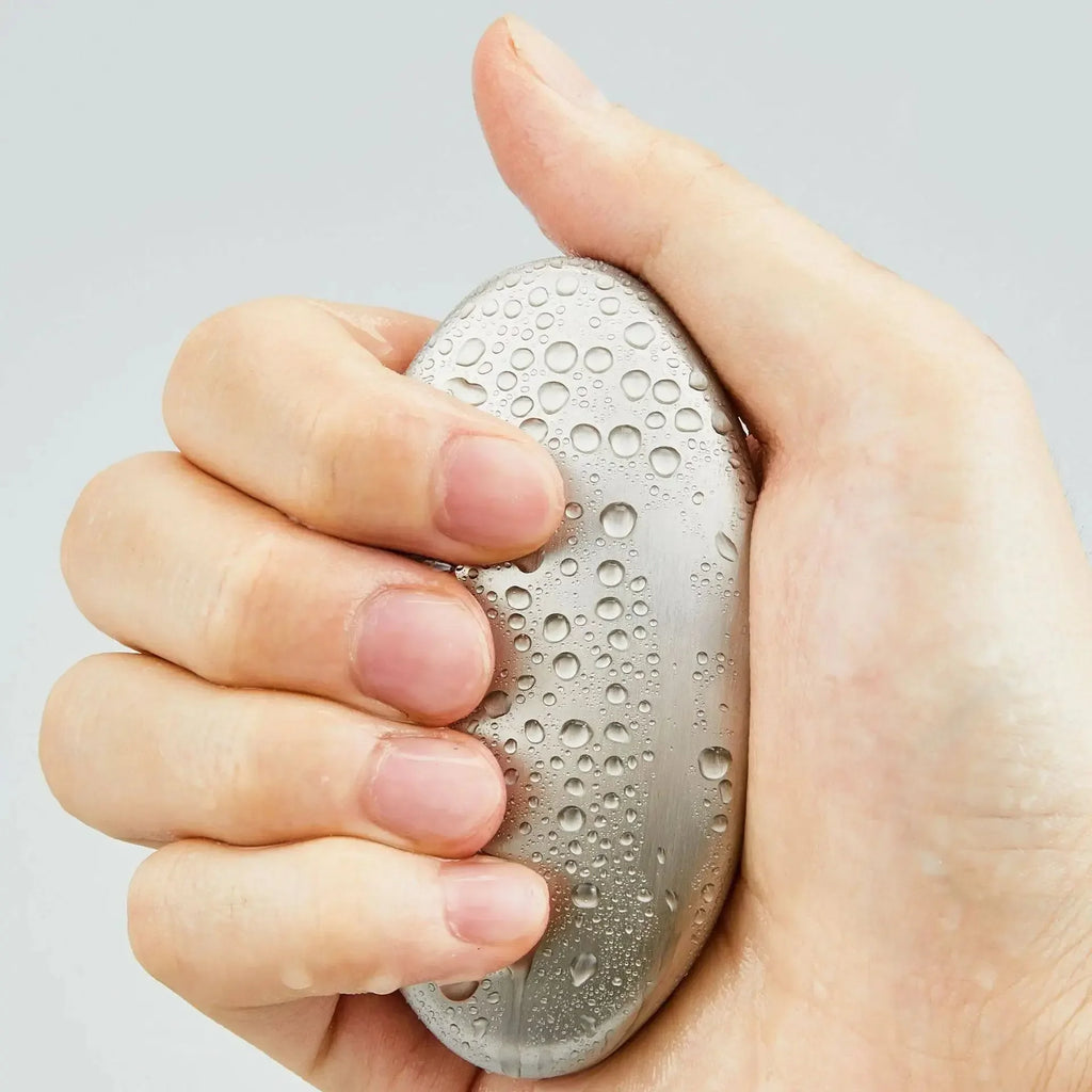 Stainless Steel Soap Bar – Reusable Hand Odor Eliminator for Garlic, Onion & Fish Smells